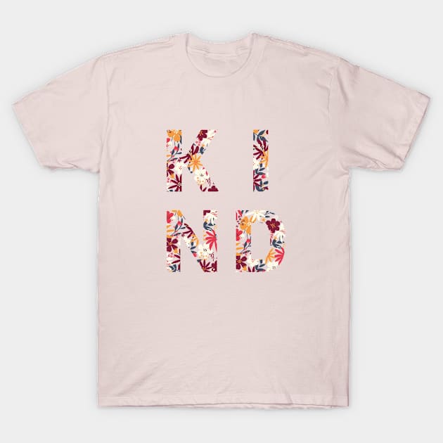 Kind Cute Fun Colorful Flower T-Shirt by IsaIsla